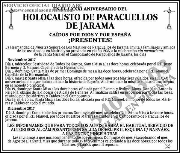 Holocausto de Paracuellos de Jarama